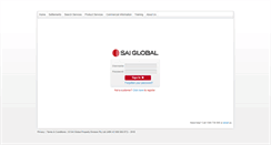 Desktop Screenshot of login.property.saiglobal.com