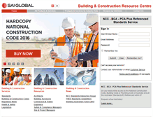 Tablet Screenshot of bca.saiglobal.com